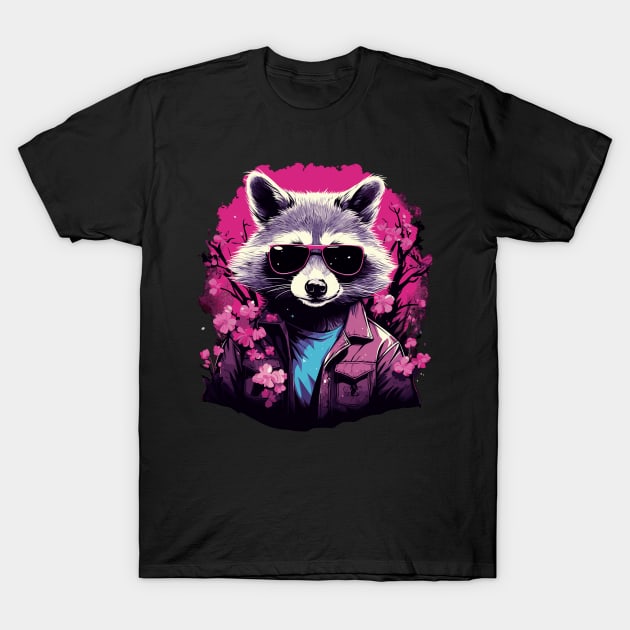 Cottagecore Kawaii Anime Raccoon Men Women Funny Raccoon T-Shirt by KsuAnn